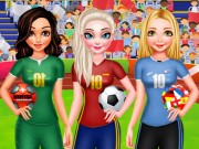 Play Bff Princess Vote For football 2018 Game on FOG.COM