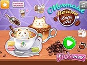 Play Mermaid Barista Latte Art Game on FOG.COM