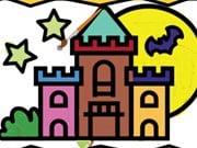 Play Kids Coloring Halloween Game on FOG.COM
