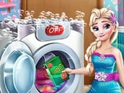 Play Ice Queen Laundry Day Game on FOG.COM