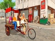Play City Public Cycle Rickshaw Driving Simulator Game on FOG.COM