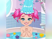 Play Moody Ally Baby Bath Game on FOG.COM