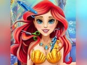 Play Mermaid Princess Real Haircuts Game on FOG.COM
