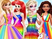 Play Princess Rainbow Style Fashion Game on FOG.COM