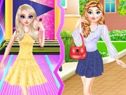 Play Frozen Sisters Street Style Vs Stage Style Game on FOG.COM