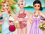 Play Princesses Dress Trend For Hawaii Game on FOG.COM