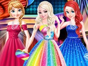 Play Disney Princesses Prom Dress Fashion Game on FOG.COM