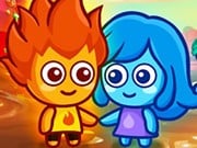 Play Lava Boy And Blue Girl Game on FOG.COM