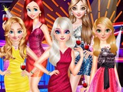 Play Disney Princesses Weekend Night Party Game on FOG.COM
