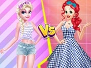 Play Princess Strip Style Vs Grid Style Game on FOG.COM