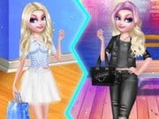 Play Elsa Sweet Vs Cool Style Game on FOG.COM