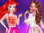 Play Moana Vs Ariel Plastic Fashion Game on FOG.COM