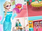 Play Elsa 4 Seasons House Design Game on FOG.COM