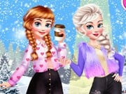 Frozen Sisters Winter Escape