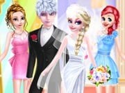Play Elsa And Jack's Love Wedding Photos Game on FOG.COM