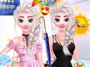 Play Elsa Weather Girl Fashion Game on FOG.COM