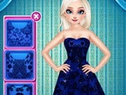 Play Elsa's Little Blue Dress Game on FOG.COM