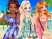 Play Disney Princesses Summer Braids Game on FOG.COM