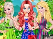 Play Princess Spring Fashion Color Game on FOG.COM