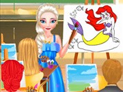 Play Art Teacher Elsa Game on FOG.COM