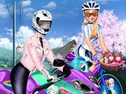 Play Sisters Motorcycle Vs Bike Game on FOG.COM