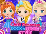 Chibi Princesses Rock'n'royals Style