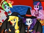 Play Equestria Girls Halloween Party Game on FOG.COM