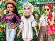 Play Princesses Pom Poms Fashion Game on FOG.COM