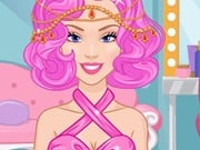 Play Barbie Glamour Hairstyles Game on FOG.COM