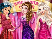 Play Princesses At Fashionistas Contest Game on FOG.COM
