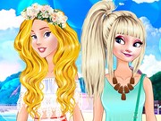 Play Princesses Welcome Summer Party Game on FOG.COM
