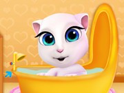Play Baby Angela Bathing Time Game on FOG.COM