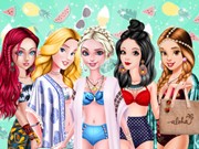 Play Princesses Swimwear Fashion Game on FOG.COM