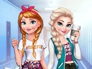 Play Anna Vs Elsa: Fashion Showdown Game on FOG.COM