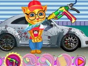 Play Ginger Car Cleaning Game on FOG.COM