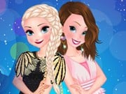 Play Anna And Elsa Cocktail Dresses Game on FOG.COM
