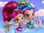 Play Shimmer And Shine Dress Up Game on FOG.COM