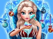 Play Ice Queen Christmas Makeover Game on FOG.COM