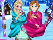 Play Sisters Winter Holiday Game on FOG.COM