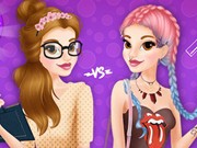 Play Princess Belle Shy Vs Daring Game on FOG.COM