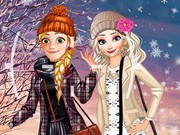 Play Princesses Winter School Lookbook Game on FOG.COM