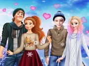 Play Icy Couples Winter Time Game on FOG.COM