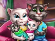 Play Angela Twins Family Day Game on FOG.COM