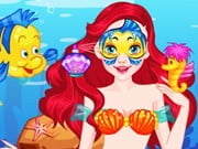 Play Ariel Face Art Game on FOG.COM