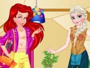Play Ariel And Elsa Disney Princesses Game on FOG.COM