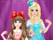 Play Elsa Sisters Makeup Party Game on FOG.COM