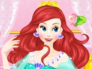 Play Ariel Wedding Hairstyle And Dress Game on FOG.COM