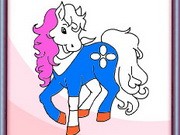 Play Pony Coloring Book 1 Game on FOG.COM