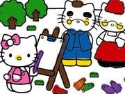 Play Hello Kitty Coloring Book Game on FOG.COM