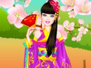 Barbie Japanese Princess Dress Up